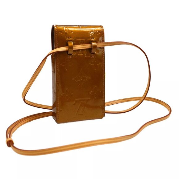 LOUIS VUITTON VERNIS GREENE CIGARETTE CASE SHOULDER BAG - Picture 3 of 16